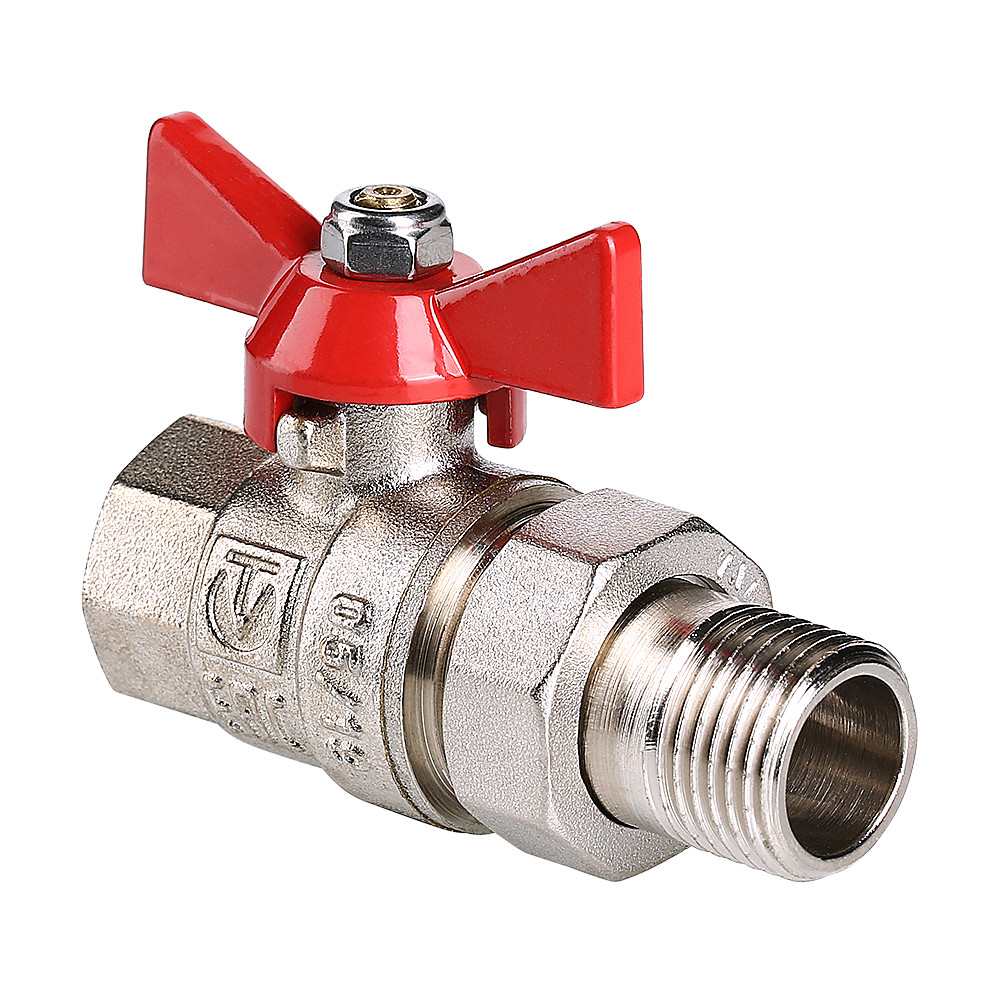 Кран шаровой VALTEC BASE с полусгоном 3/4" вн.-нар.