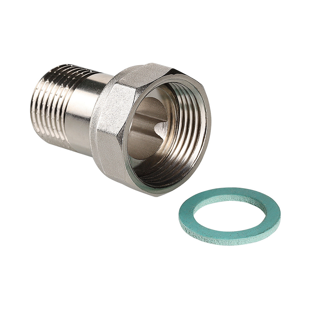 Полусгон прямой VALTEC с накидной гайкой, 1/2"x1/2"