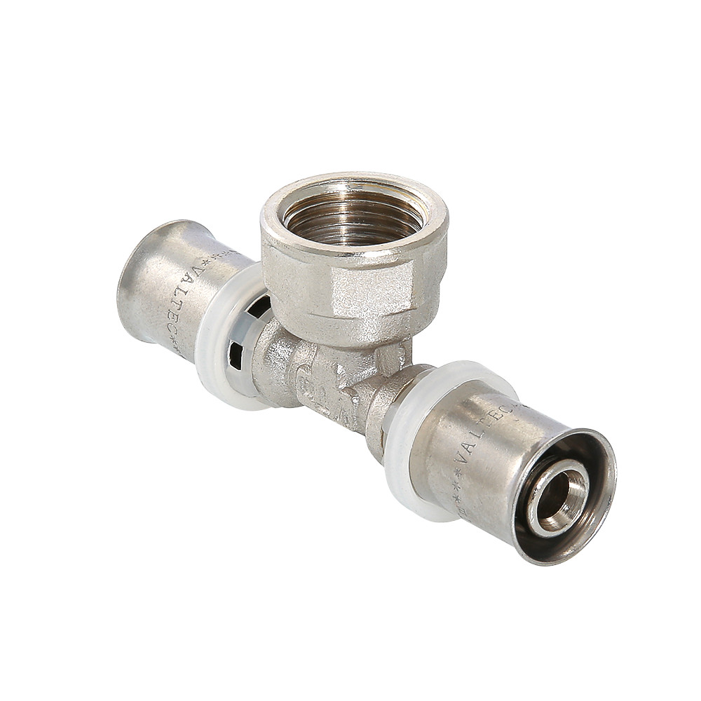Тройник пресс вн. р. VALTEC 16х1/2"х16