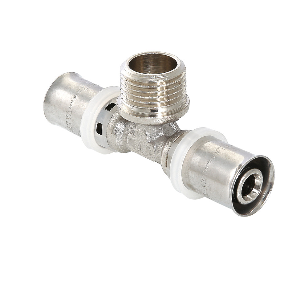 Тройник пресс нар. р. VALTEC 20х3/4"х20