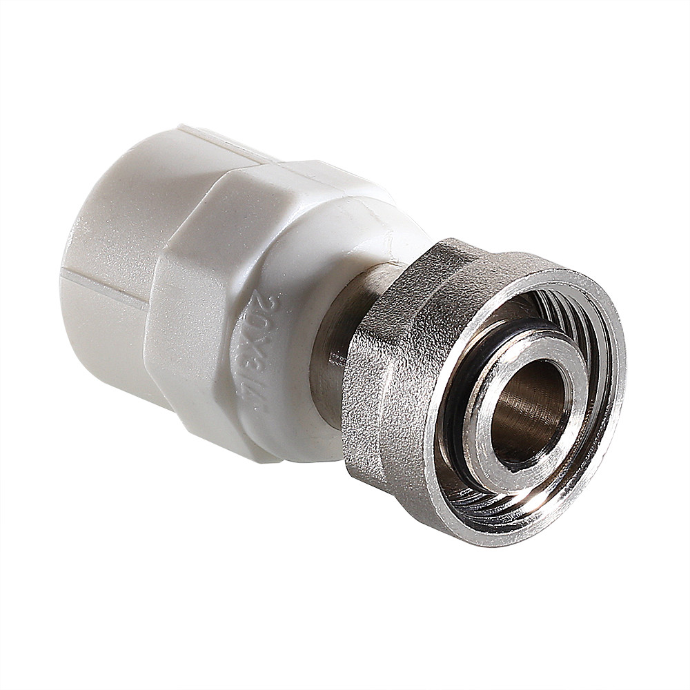 Адаптер ппр с накид. гайкой 20х3/4" евроконус VALTEC