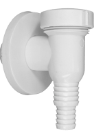 Клапан обратный для стиральной машины (пластик, белый), MP-У