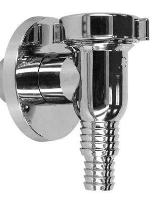 Клапан обратный для стиральной машины (пластик, хром), MP-У