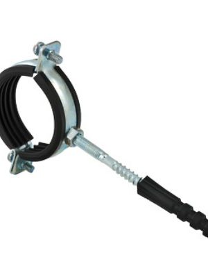 Кронштейн стальной с резиновым уплотнением 1" (32-37мм)