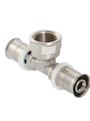 Тройник пресс вн. р. VALTEC 20х1/2"х20