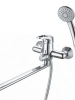 Смеситель д/ванны длин. излив вст.дивертор GROSS AQUA 7518511С-35F Optima