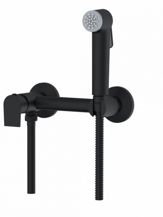 Смеситель с гиг.душем настен.GROSS AQUA Bidet Evo GA012202MВ