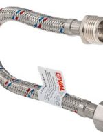 г/п для воды 1/2" 80см вн.-вн. Гайка-Н.сталь/ниппель-Н.сталь