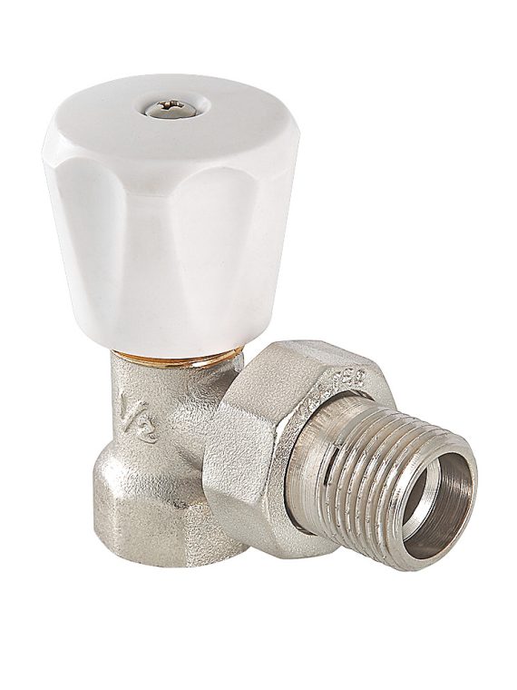 Клапан ручной VALTEC (компактный), для радиатора,угловой 3/4"