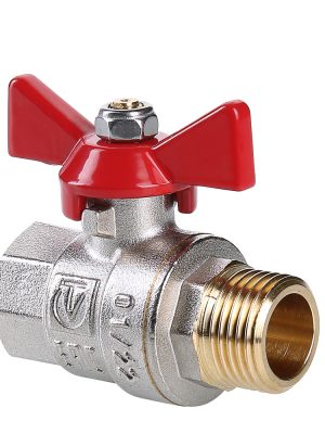 Кран шаровой VALTEC BASE, рукоятка бабочка 3/4" вн.-нар.