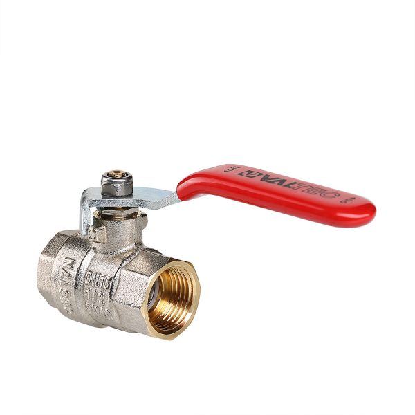 Кран шаровой VALTEC BASE, стальная рукоятка 1/2" вн.-вн.