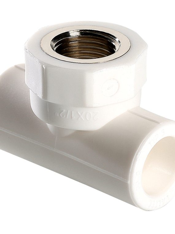 Тройник полипропиленовый VALTEC с переходом на вн. р. 32х3/4"