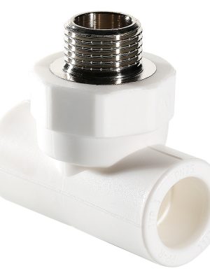 Тройник полипропиленовый VALTEC с переходом на нар. р. 25х1/2"