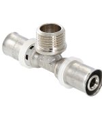 Тройник пресс нар. р. VALTEC 26х1/2"х26