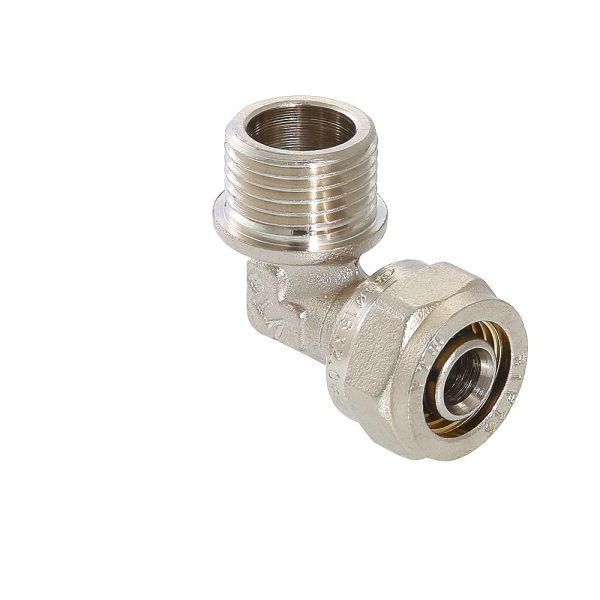 Угольник обжимной с переходом на нар. р. VALTEC 20х1/2"