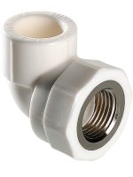 Угольник полипропиленовый VALTEC с переходом на вн. р. 20х3/4"