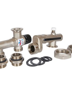 STOUT Насосно-смесительный узел с термостатическим клапаном 20-55°C, без насоса