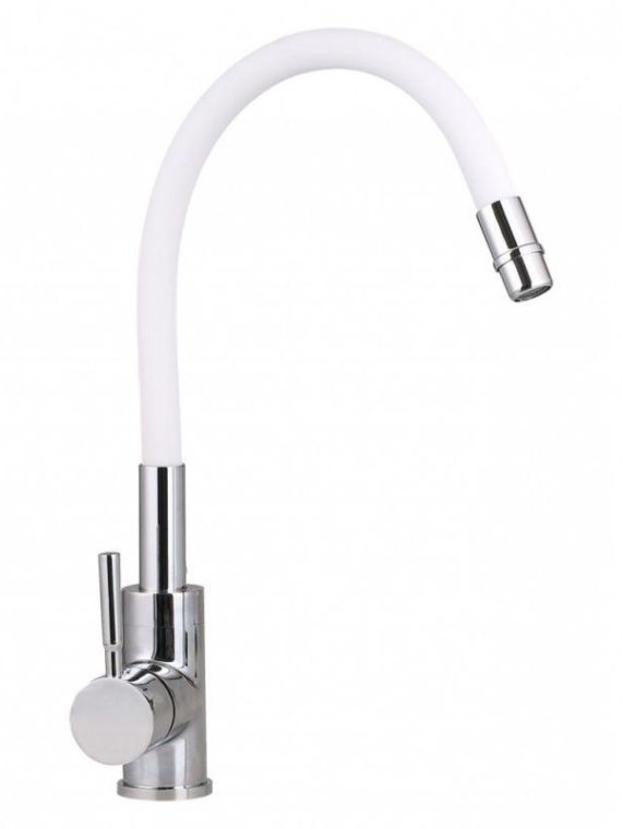 Смеситель д/кухни GROSS AQUA 3241508W ColorFlex с гибк. изл.