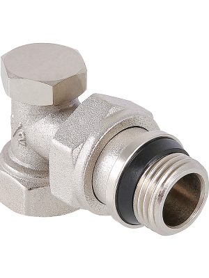Клапан настроечный угловой 1/2" (с доп. уплотнением)