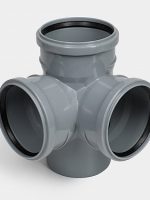 PP Крестовина двухпл. канализационная D110х110х110/90 СТАНДАРТ
