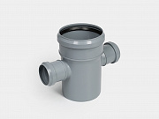 PP Крестовина канализационная одноплоскостная D110х50х50/90 СТАНДАРТ КОНТУР