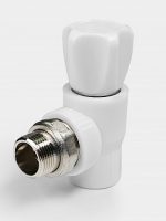 PPR Вентиль радиаторный угловой НР D25-3/4 КОНТУР