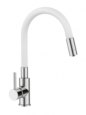 Смес. д/кухни с гибк. излив. c п. к ф/в GROSS AQUA 3245609W ColorflexPlus