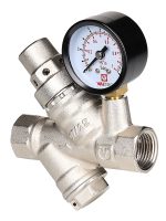 Редуктор давления 3/4 с фильтром и манометром (от 2 до 5 бар) VALTEC