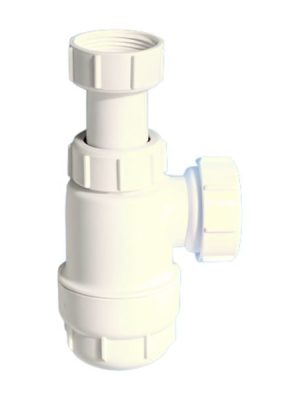 McAlpine Сифон бутылочный 1 1/4"'x32 мм без выпуска, выход компрессионный D=32 мм