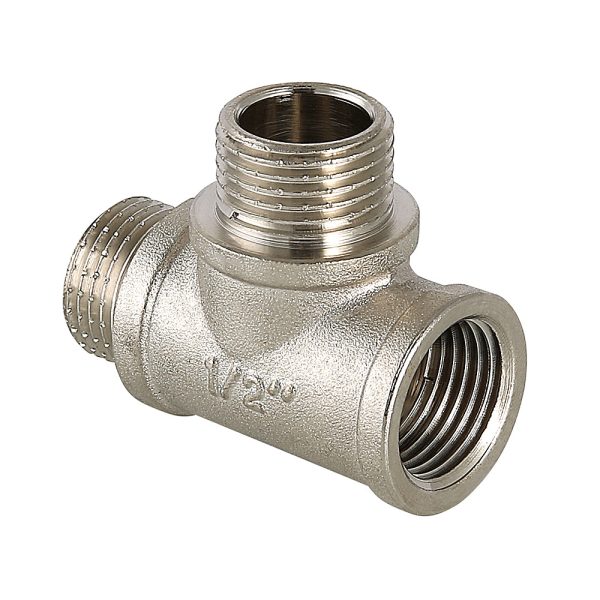 Тройник VALTEC с двумя переходами на нар. р. 3/4" вн.-нар.-нар.