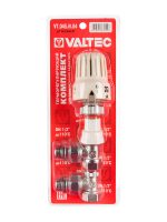 Компл. терморегул. оборуд. д/радиатора, угл.1/2"(термост. головка, термостат.клап., запорный клап.)