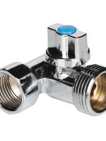 Кран шаровой VALTEC для подкл. с/т приборов 1/2"х3/4"х1/2"