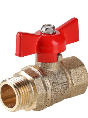 Кран шаровой VALTEC СТАНДАРТ, рукоятка бабочка 1/2", вн.-нар. (PN40)
