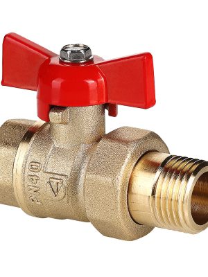 Кран шаровой VALTEC СТАНДАРТ с полусгоном 3/4", вн.-нар. (PN40)